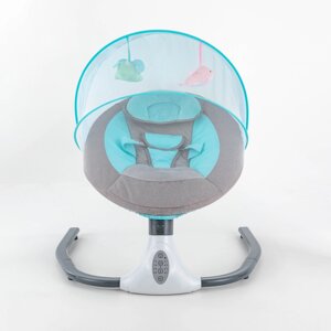 CNCEST Електрична люлька з пультом дистанційного керування, USB, для дітей від народження до 12 кг