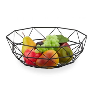 Декоративна металева ваза для фруктів