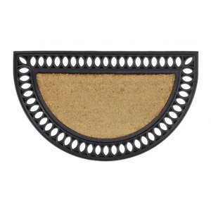 Декоративний дверний килимок з кокосового волокна і нековзного гумового підстави