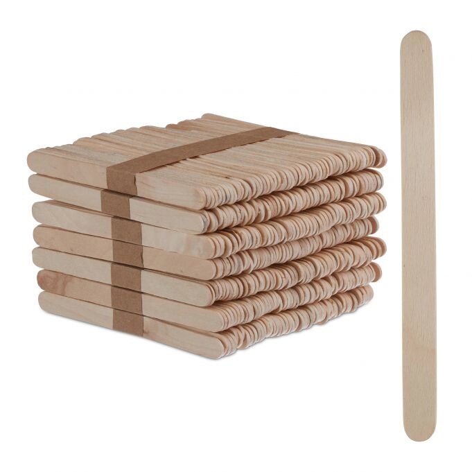 Дерев'яні палички для ескімо 500 штук від компанії магазин Апельсин - фото 1