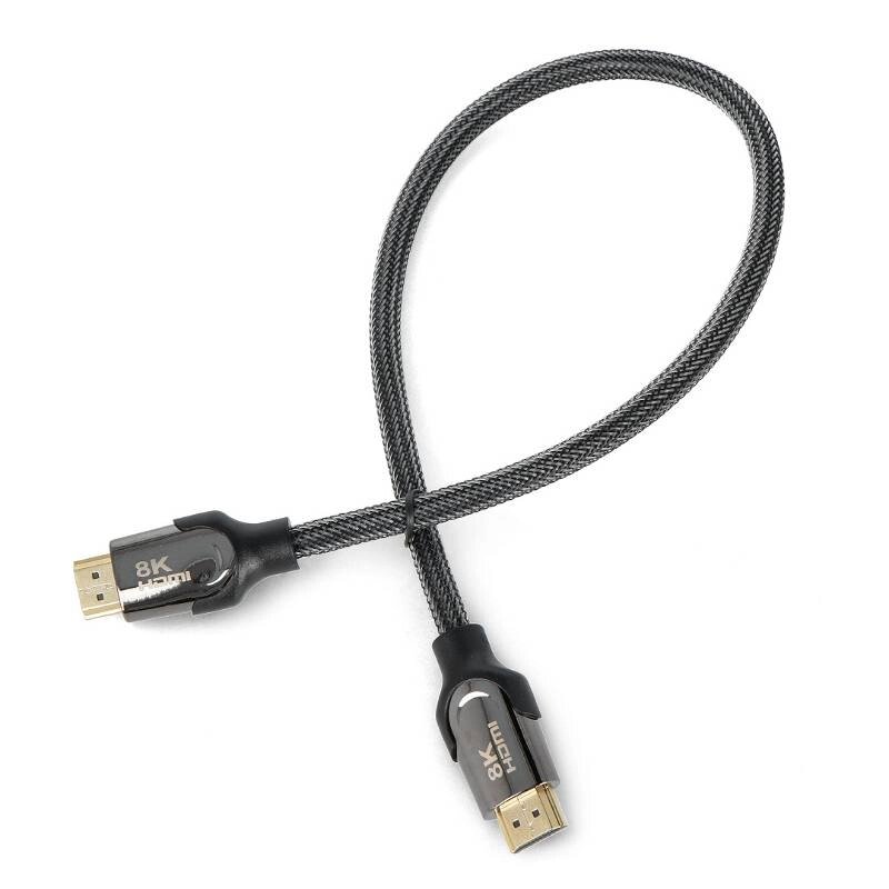 Екранований HDMI кабель CU 48Gb/s - 0.5м - чорний - Akyga AK-HD-05S від компанії магазин Апельсин - фото 1
