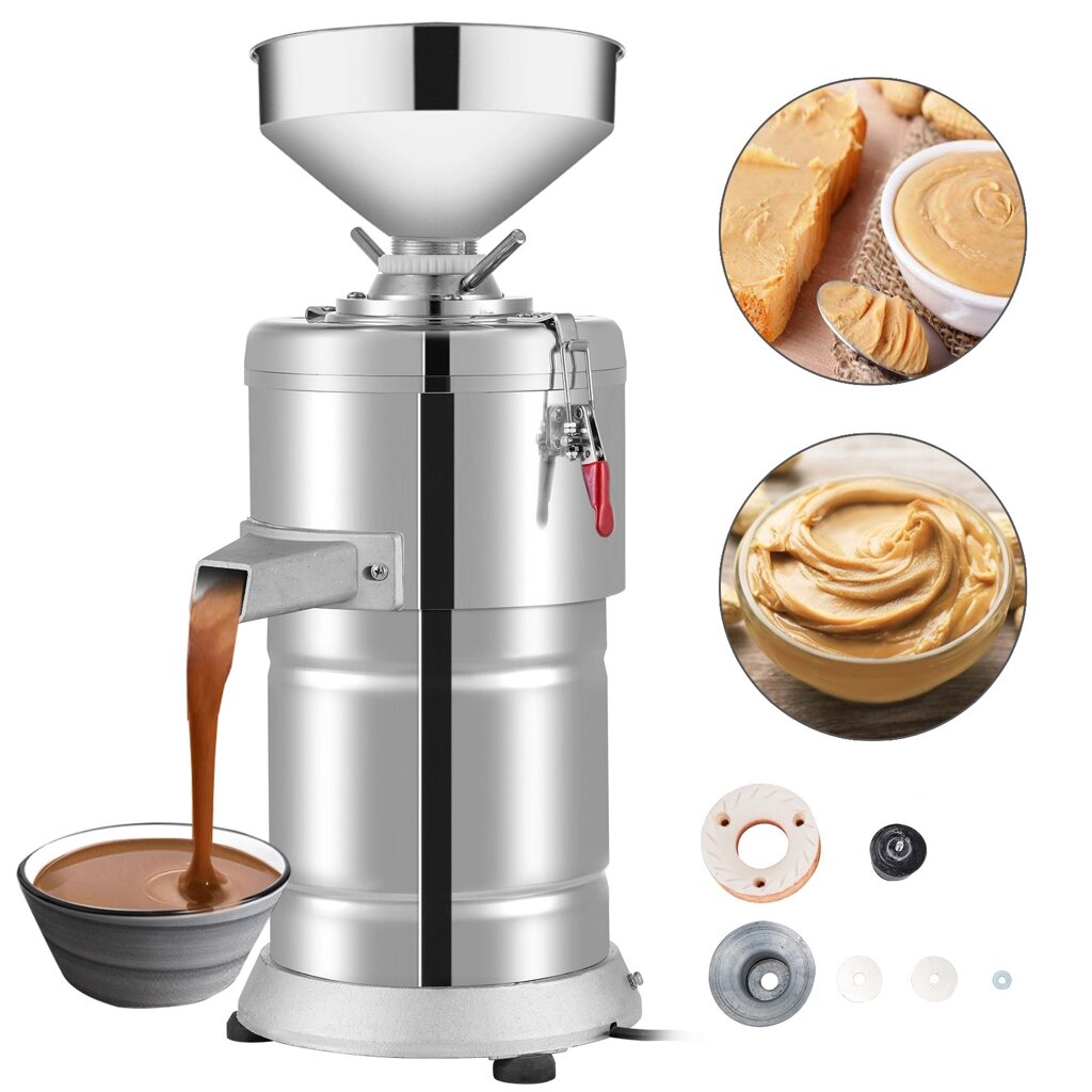 Електрична машина для виробництва арахісового масла VEVOR Commercial Peanut Butter Maker 15 кг/год від компанії магазин Апельсин - фото 1