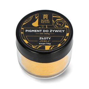 Епоксидна фарба Royal Resin - бісерний порошок - зернистість 50-300 мікрон - 10г - золото