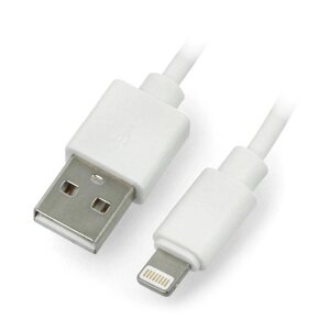 USB A - Кабель Lightning для iPhone / iPad / iPod - Blow - 1,5 м білий