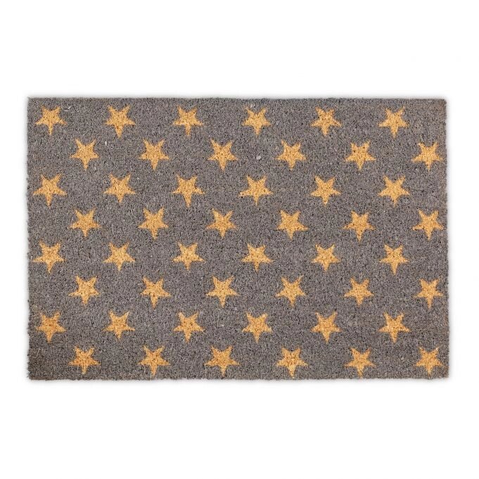 Килимок для підлоги Кокос із зірковим візерунком від компанії магазин Апельсин - фото 1