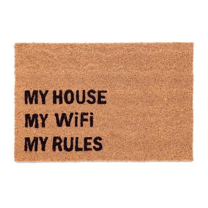 Кокосовий килимок "MY WiFi MY RULES"; від компанії магазин Апельсин - фото 1