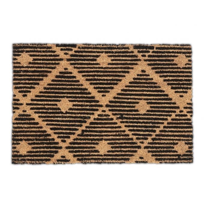 Кокосовий килимок з геометричним візерунком від компанії магазин Апельсин - фото 1