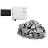 Комплект блоку управління сауною з камінням для сауни - світлодіодний дисплей - 20 кг - для кам'янок Uniprodo від компанії магазин Апельсин - фото 1