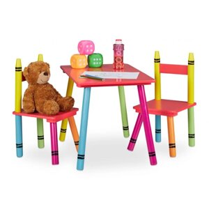 Дитяча сидяча група з 3-х частин, кольорова