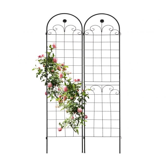 Комплект з 2-х декоративних опор для витких рослин балкона або саду, залізо, 180 см від компанії магазин Апельсин - фото 1