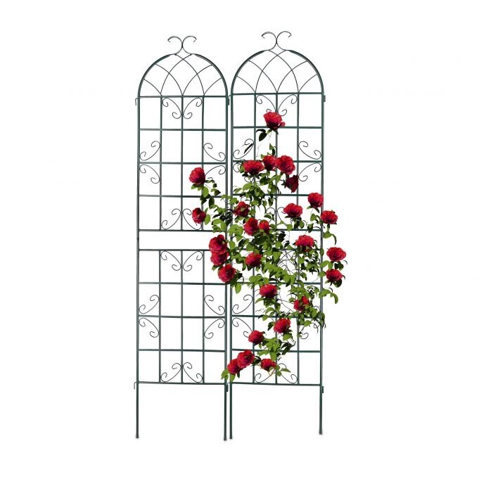Комплект з 2-х декоративних опор для витких рослин балкона або саду, залізо, 220 см від компанії магазин Апельсин - фото 1
