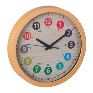 Кольоровий настінний годинник для дітей