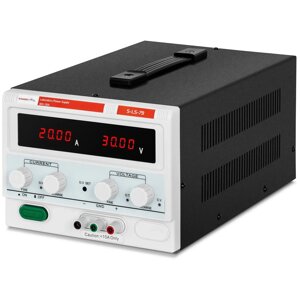Блок живлення лабораторії - 0-30 В - 0-20 А постійного струму - 600 Вт