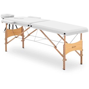 Масажний стіл складаний - 185 x 60 x 62 см - 227 кг - Білий