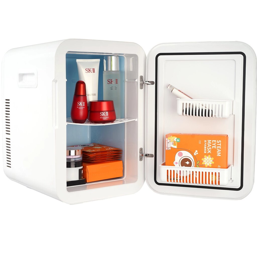 Міні-холодильник VEVOR 20 л / 22 банки, 2 в 1 невеликий холодильник з функцією охолодження та підігріву, холодильник від компанії магазин Апельсин - фото 1