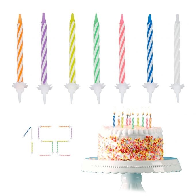 Набір свічок до дня народження 152 шт. від компанії магазин Апельсин - фото 1
