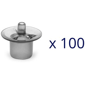 Набір королівських пластикових чашок для маток Пасіки, 16 x 19 мм, 100 шт.