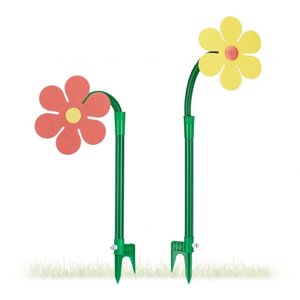 Набір обертових газонних розбризкувачів квітка для зрошення саду, 2 шт.