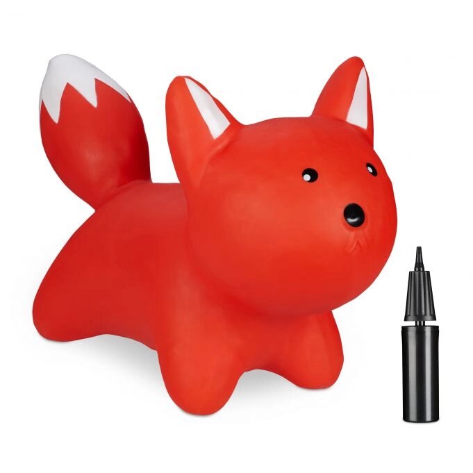 Надувна тварина лисиця червона від компанії магазин Апельсин - фото 1