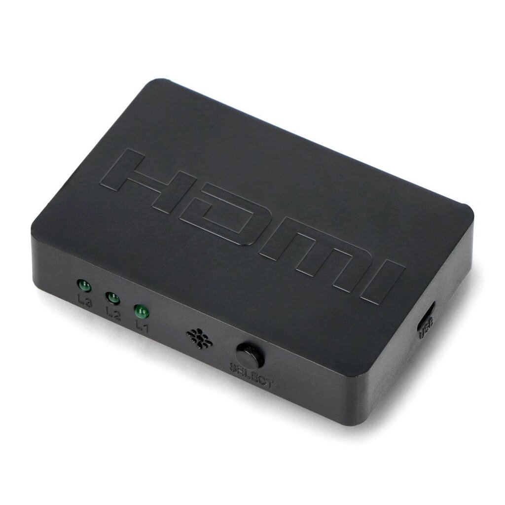 Перемикач HDMI 1.4 - 3 входи від компанії магазин Апельсин - фото 1