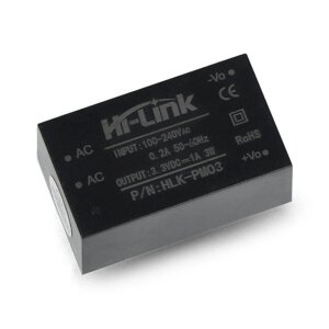 Блок живлення Hi-Link HLK-PM03 100V-240VAC / 3.3VDC - 1A