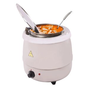 Супниця Електричний чайник для супу 10 літрів Підігрівач для стільниці Підігрівач для супу зі знімною вставкою з