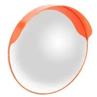 Дорожнє дзеркало - Ø 60 см - 130° - кругле - помаранчеве
