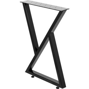 Ніжки столу VEVOR металевий каркас столу металевий чорний ніжки столу 28 дюймів висота 61 см ширина ніжки лавки ніжки