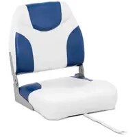 Сидіння для човна - 42 x 50 x 51 см - синій, білий