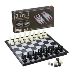 Шаховий набір 3 в 1 магнітний