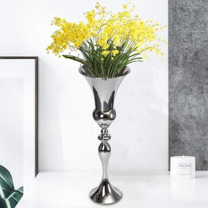 Розкішна залізна розкішна квіткова ваза для весільних прикрас весільного столу