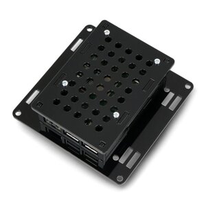 Чохол для кріплення монітора Raspberry Pi 5 Vesa v2 - чорний