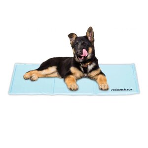Блакитний охолоджуючий килимок для собак