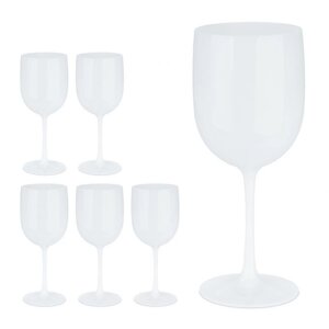 Келихи для вина пластикові набір з 6 штук