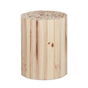 Кругла підставка для рослин з ялинової деревини 20,5 х 30 см