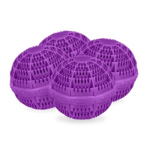 Набір фіолетових кульок для прання 4 шт.