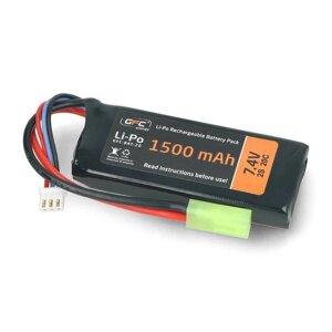 Li-Pol GFC Energy 1500mAh 20C 2S 7.4V акумулятор - Tamiya