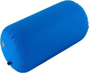 CNCEST Air Roll Надувний гімнастичний ролик з насосом Yoga Roll для гімнастики тренування фітнес 100x60см (синій)