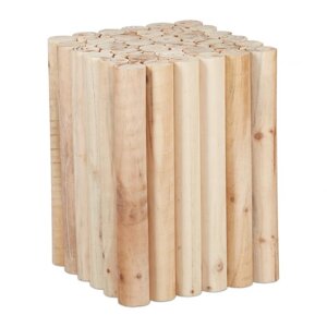 Підставка-тримач для рослин і декору зі стовбурів дерева, ялинова деревина, натуральний