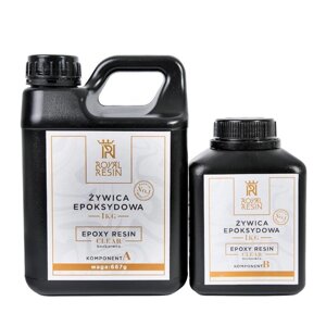 Епоксидна смола Royal Resin Clear 1 кг - для ламінування - безбарвна