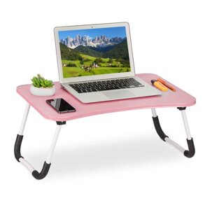 Рожевий стіл для ноутбука
