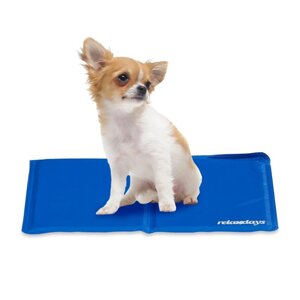 Синій охолоджувальний килимок для собак