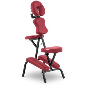 Складане масажне крісло - 130 кг - червоне