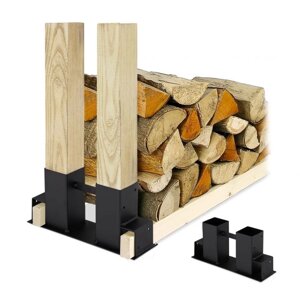 Дерев'яний штабелер для укладання деревини, 16 x 34 x 10 см, 2 шт.