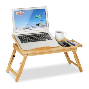 Складаний столик для ноутбука з бамбука