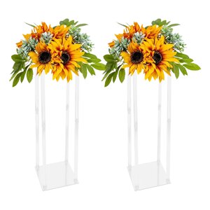 Акрилова підставка для квітів Весільні акрилові вази 100 см Вази для квітів для столів, високі вази для квітів деко,