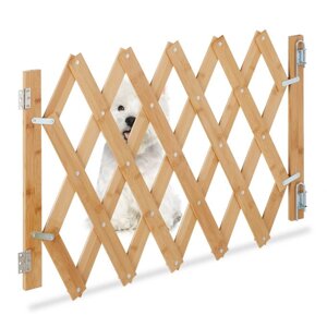 Висувний бамбуковий бар'єр для собак
