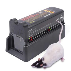 Ефективна та безпечна електрична мишоловка для щурів з приманкою 7000W 220V Black