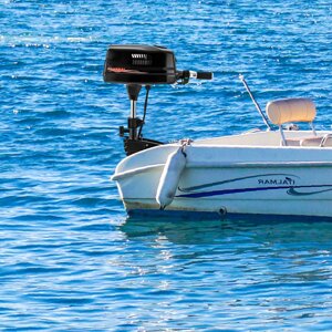 CNCEST 3.0HP 24V безщітковий підвісний мотор рибальського човна без румпеля румпеля управління румпелем