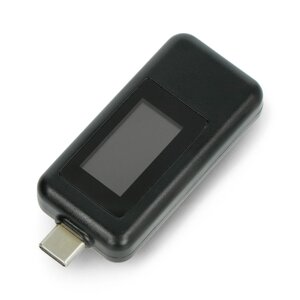 USB-тестер Keweisi KWS-1802C Вимірювач струму та напруги від порту USB-C - чорний